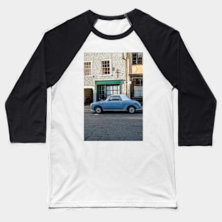 Classic car parked up in a quiet street in Norwich Baseball T-Shirt